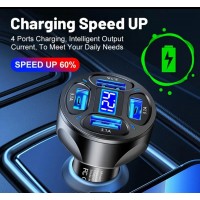 شاحن تليفون سيارة 4 مخارج