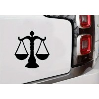 استيكر سيارة الميزان 